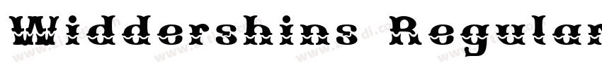 Widdershins Regular字体转换